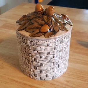 Handmade Ceramic Acorn Jar